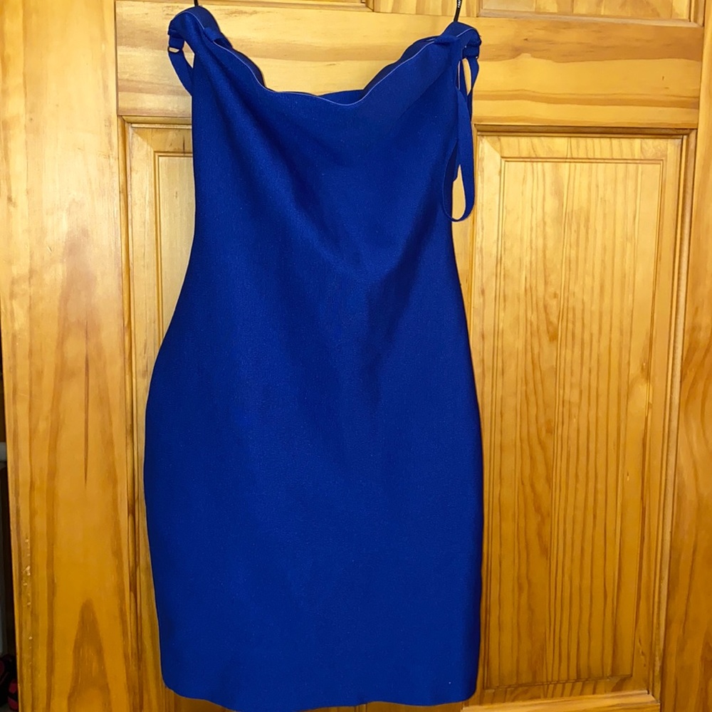 Forever 21 Royal Blue Knit Mini Dress